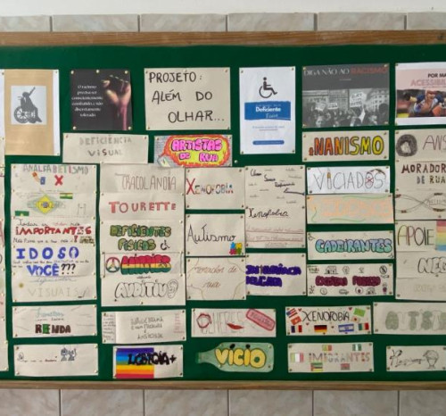 Projeto “Além do olhar”. 