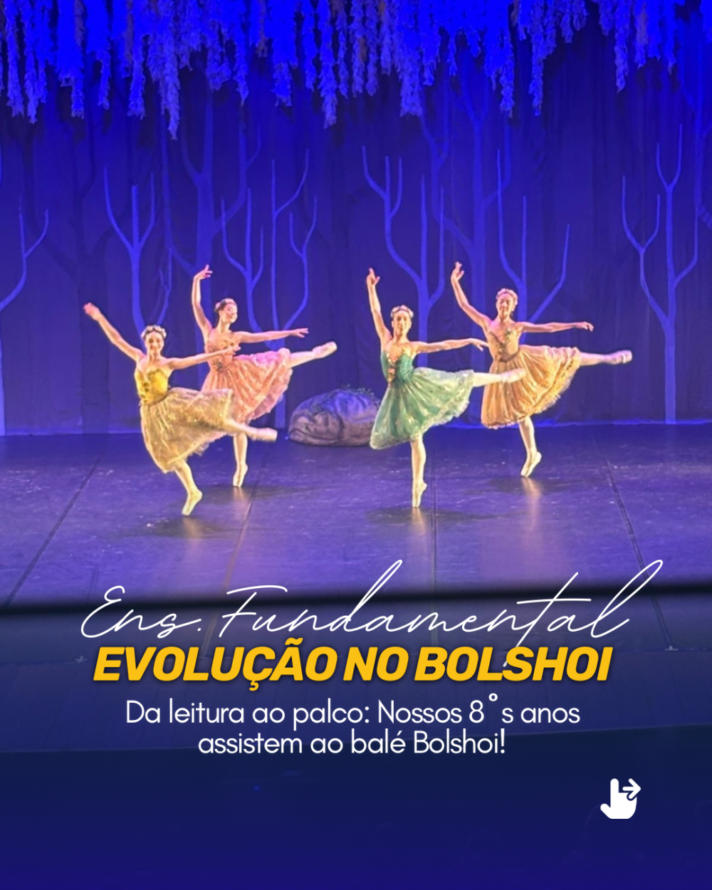 Nossos 8ºs anos assistem ao balé Bolshoi!