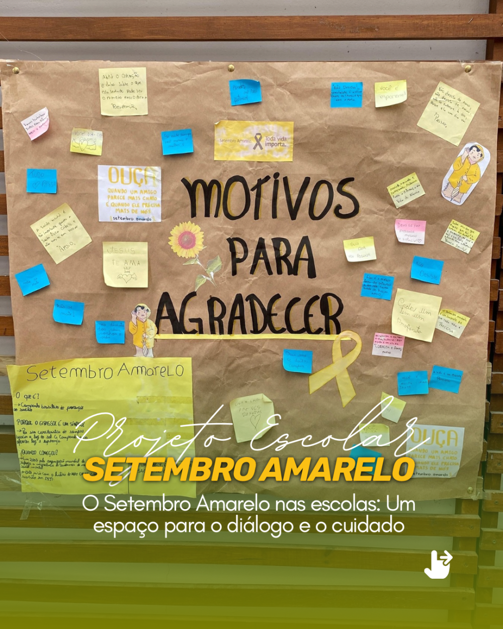 O Setembro Amarelo nas escolas: Um espaço para o diálogo e o cuidado