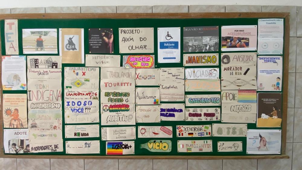 Projeto “Além do olhar”. 